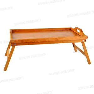 PLATEAU DE LIT EN BAMBOU 50*30CM