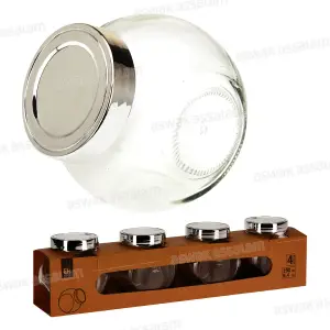 LOT DE 4 POTS A EPICES 190ML