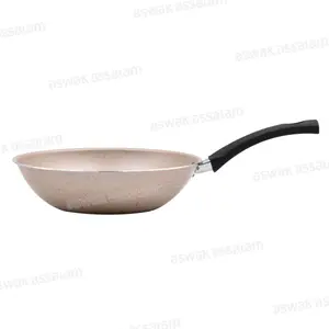 WOK REVETEMENT EN GRANITE 26CM PERLE