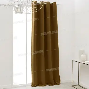 RIDEAU OCCULTANT 140X240CM MARRON
