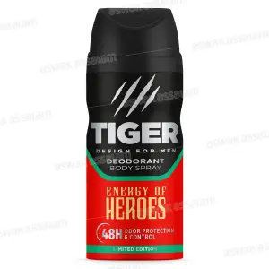 DEODORANT POUR HOMME ENERGY OF HEROS 150ML TIGER
