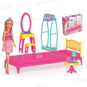 CHAMBRE DE POUPEE COMPLETE