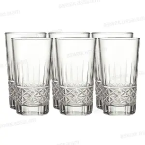 6 Verres A Eau Forme Haute