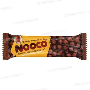 BARRE CROUSTILLANTE CHOCOLAT AU LAIT 18G NOOCO