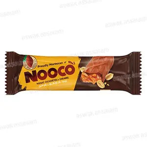 BARRE CHOCOLAT NOUGAT CARAMEL CACAHUETE 24G NOOCO