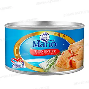 THON ENTIER A L'HUILE VEGETALE 1,7KG MARIO