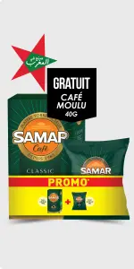 Café moulu 180g – SAMAR