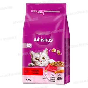 CROQUETTES POUR CHAT ADULTE AU BOEUF 1,9KG WHISKAS