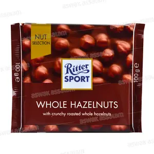 CHOCOLAT NOISETTES ENTIERES 100G RITTER SPORT