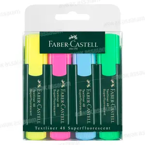 LOT DE 4 SURLIGNEURS FABER-CASTELL