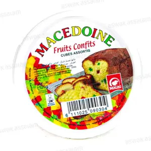 MACEDOINE FRUITS CONFITS 120G MACAO