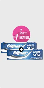 Lot de 2 dentifrices WHITE NOW 75ml – SIGNAL