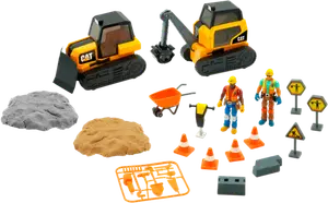 COFFRET BULLDOZER & PELLETEUSE