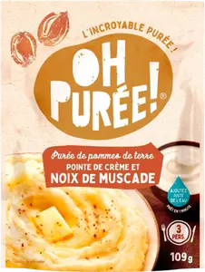 PURÉE DE POMME DE TERRE CRÈME ET NOIX DE MUSCADE OH PURÉE!