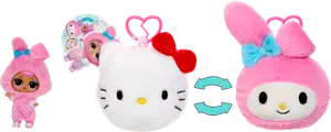LOL LOVES PELUCHE HELLO KITTY RÉVERSIBLE