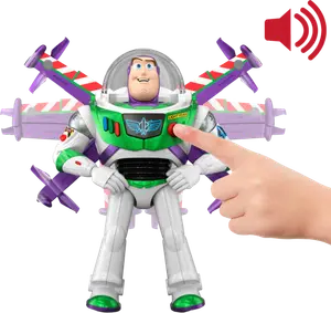 BUZZ L'ÉCLAIR PARLANT 30 CM