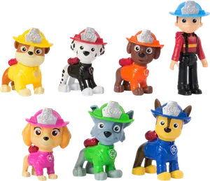 MULTIPACK DE 7 FIGURINES FIRE RESCUE
