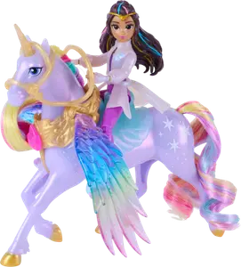 POUPEE LICORNE AILES MAGIQUES