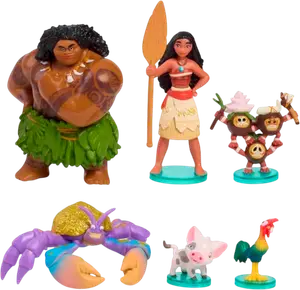 COFFRET DE FIGURINES VAIANA