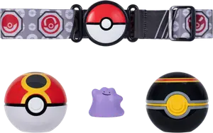 CEINTURE POKEMON CLIP & GO