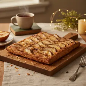 TARTE FINE FEUILLETÉE AUX PRUNES FRAÎCHES