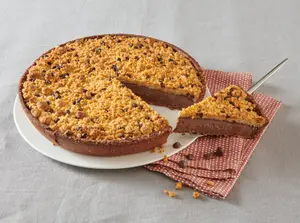 PARTS DE FLANS AU CHOCOLAT ET COOKIES