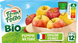 Dessert pomme nature sans sucres ajoutés bio