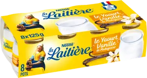YAOURT À LA VANILLE DE MADAGASCAR LA LAITIÈRE