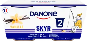 DANONE Skyr à la vanille 0% MG 2x140g