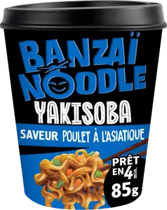 Nouilles yakisoba saveur poulet à l'asiatique