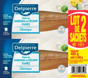 FILETS DE HARENGS DE FÉCAMP FUMÉS DELPIERRE