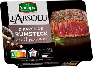 2 PAVÉS DE RUMSTEAK SOCOPA