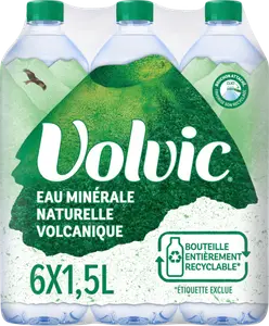 EAU MINÉRALE NATURELLE PLATE VOLVIC