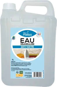 EAU DÉMINERALISÉE