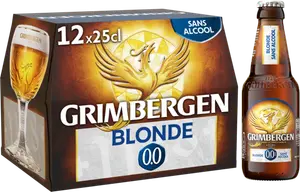 BIÈRE BLONDE GRIMBERGEN SANS ALCOOL