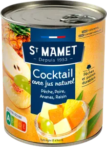 FRUITS AU SIROP COCKTAIL ST MAMET