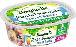 RIZ À LA PROVENÇALE THON ET BASILIC BONDUELLE