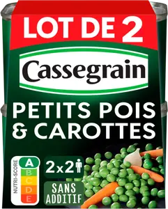 PETITS POIS ET CAROTTES CASSEGRAIN