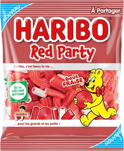 BONBONS RED PARTY GOÛT FRAISE HARIBO