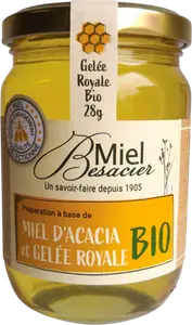 MIEL D'ACACIA ET GELÉE ROYALE BIO MIEL BESACIER