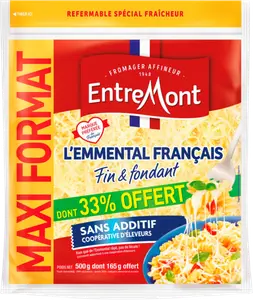 L'EMMENTAL FRANÇAIS RÂPÉ ENTREMONT