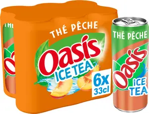 OASIS THÉ PÊCHE CANETTES