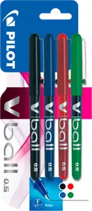 LOT DE 4 ROLLERS V-BALL 0.5 PILOT