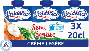 Crème semi-épaisse légère 18% M.G UHT