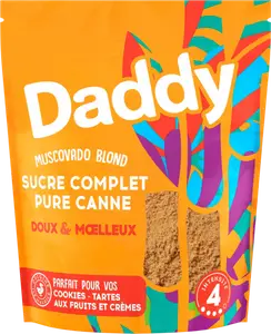 SUCRE EN POUDRE MUSCOVADO BLOND DADDY