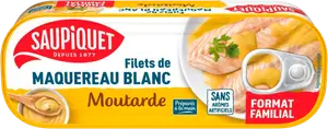 FILETS DE MAQUEREAU BLANC À LA MOUTARDE SAUPIQUET