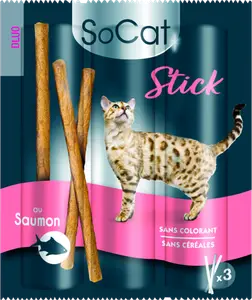 STICK AU SAUMON POUR CHAT SOCAT RIGA
