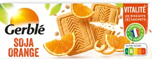 BISCUITS AU SOJA SAVEUR ORANGE GERBLÉ
