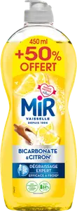 MIR LIQUIDE VAISSELLE DEGRAISSANT CITRON 0.675L