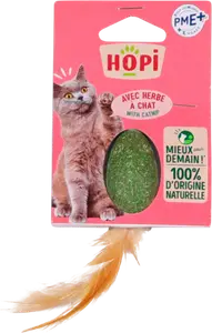 JOUET SOURIS POUR CHAT AVEC HERBE À CHAT HOPI